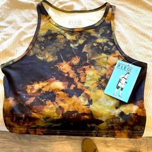 Fleo Tempo Crop in Ivy Night